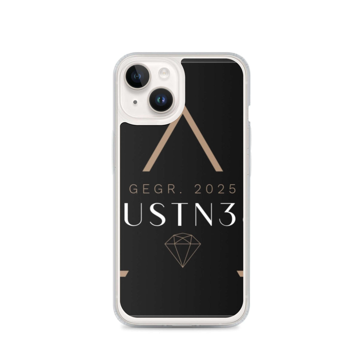 Transparente iPhone Hülle mit MagSafe für iPhone 14 mit einzigartigem Design und Schutz vor Stößen und Kratzern.