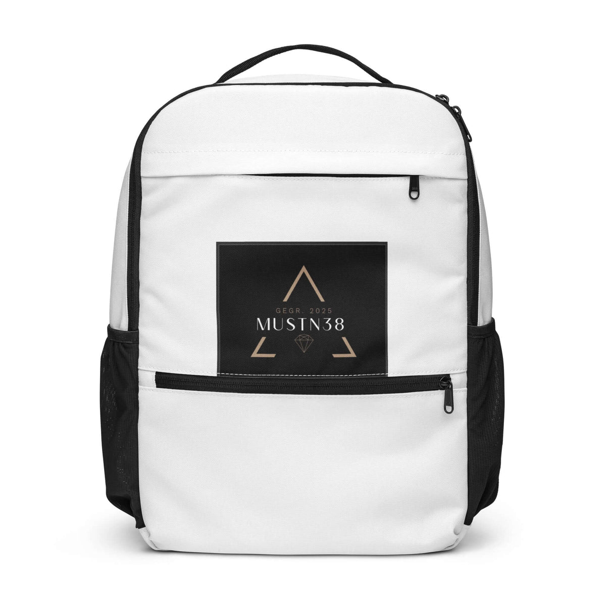 praktischer Allzweck-Rucksack in modernem Design mit gepolstertem Fach und Taschen.