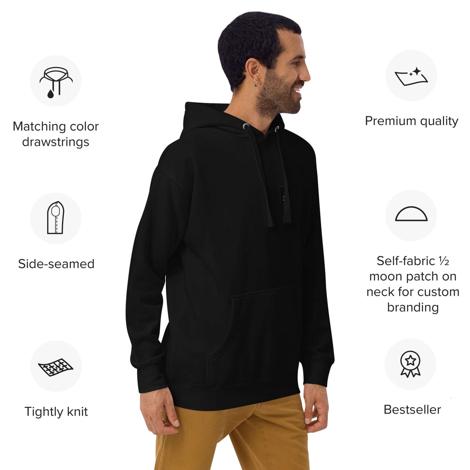 Unisex-Kapuzenpullover mit Beuteltasche und Kapuze, unisex kapuzenpullover kaufen.